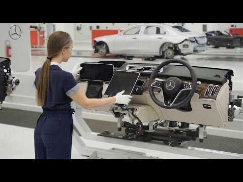 How They Build the Most Expensive Mercedes From Scratch - Production Line