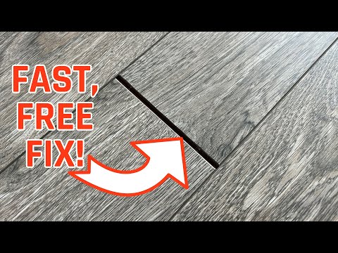 Two FREE and Cheap Ways to Fix Gaps In Your Floor