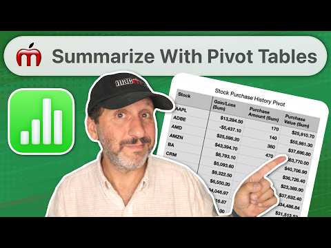 Summarize Data Easily With Pivot Tables In Numbers