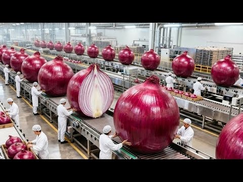 Inside the Largest Onion Powder US Factory: From Raw Onions to Premium Powder (Full Process)