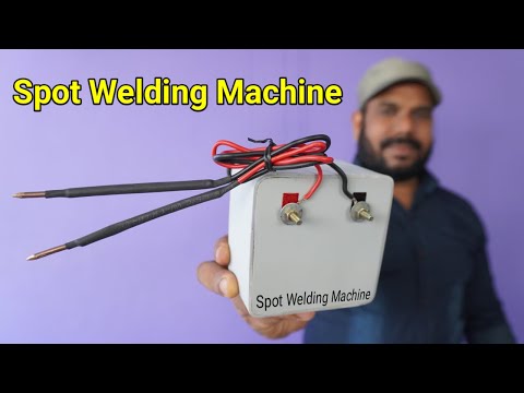 16 Capacitors के द्वारा बनाई पावरफुल Spot Welding Machine | How to Make Spot Welding Machine
