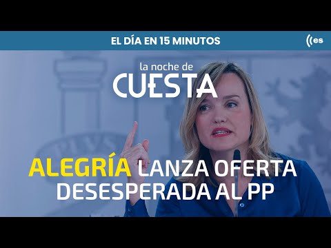 Pilar Alegría, desesperada: la maniobra del PSOE para romper el acuerdo PP–Vox