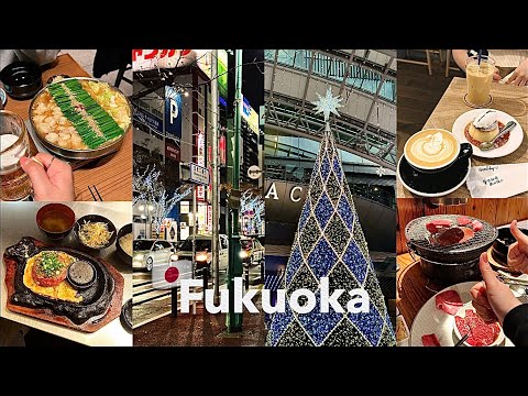 🇯🇵Fukuoka 2 nights 3 days travel vlog • Hakata, Tenjin local restaurants revealed ミ★ • Discovered...