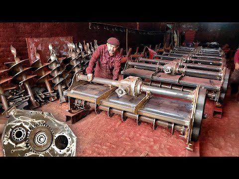 Heavy Modern Tractor Rotavator Manufacturing in factory | Rotary Tiller Making Process