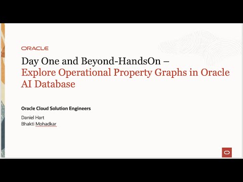 D1&B - Explore Operational Property Graphs in Oracle AI Database