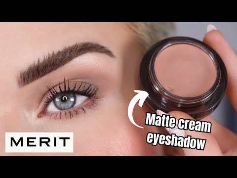 Merit Solo Cream Matte Eyeshadow | First Impression + Easy Eyeshadow Tutorial