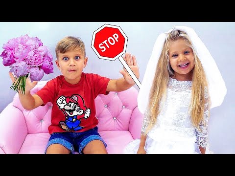 Diana mengenakan gaun putih dan ingin menjadi pengantin