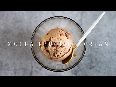 Mocha Fudge Ice Cream (vegan) ☆ モカファッジアイスクリームの作り方