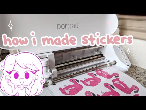 How I Made Stickers | Silhouette Portrait 3 Unboxing
