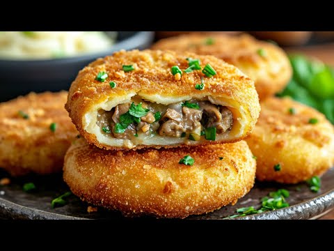 Abendessen in 10 Minuten mit Kartoffeln und Pilzen – einfach, lecker und schnell!