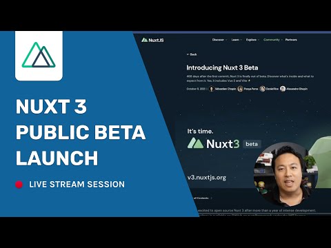 Build with Ben: Nuxt 3 Public Beta Launch with Q&A!
