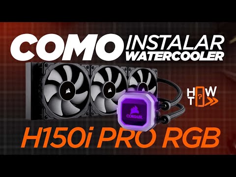 How to install your Watercooler - CORSAIR H150i PRO RGB #HowTo #KabumTV