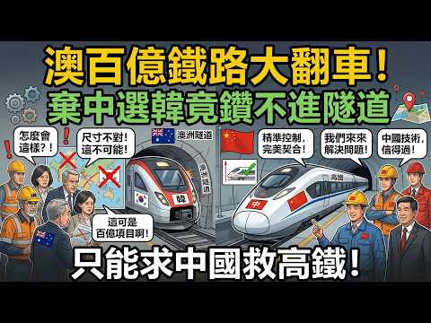 韓國造澳洲鐵路全線癱瘓十一日! 民眾怒罵誰來負責,當初棄用的中國方案降本六成救場 偏見的代價竟如此沉