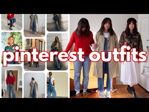 recreating trendy pinterest outfits with clothes I already own
