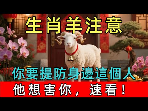 生肖羊注意！你要提防身邊這個人，他想害你，速看！#生肖 #運勢 #命理 #屬相 #風水 #財運 #佛陀 #佛學 #佛法 #佛教 #修行 #智慧 #因果 #佛家