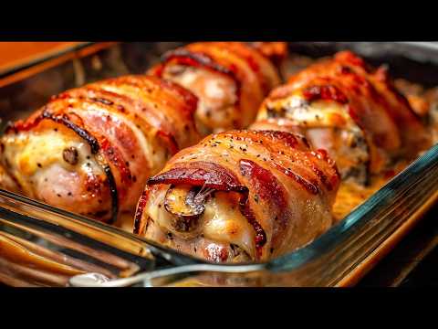 I make them 3 times a week! These crispy chicken bacon rolls will blow your mind!