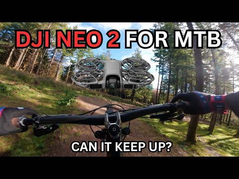 DJI Neo 2 For Mountain Biking - Can it keep up? #djineo2 #dji #djidrone