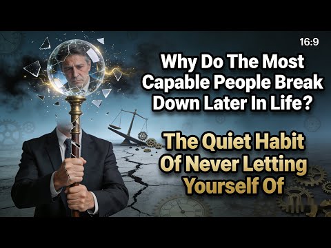 Why Do The Most Capable People Break Down Later In Life？The Quiet Habit Of Never Letting Yourself Of