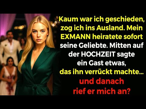 💔Nach der Scheidung heiratete mein Ex seine Geliebte – doch ein Gast ließ ihn erblassen😨