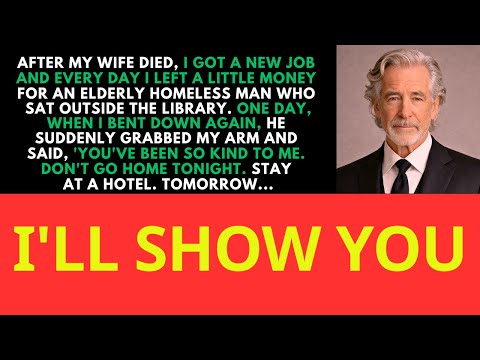 I gave the homeless man some change every day. one day he grabbed my arm and said…