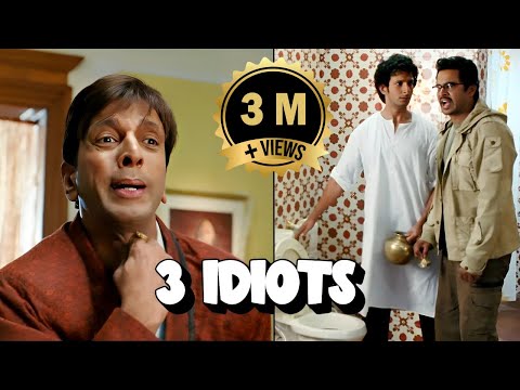 पापा को उठा - हम गलत लोटा लेके आ गए हे - 3 इडियट्स कॉमेडी - आमिर खान - शरमन जोशी - माधवन