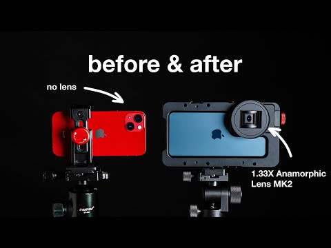 Beastgrip Pro Series 1.33X Anamorphic Lens MK2 before and after video.