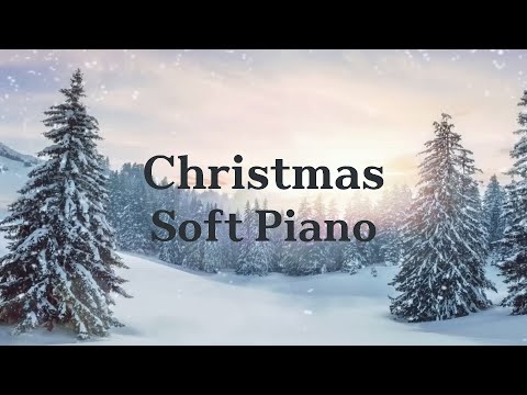 Soothing piano with the sound of snow falling┃ piano lullaby, music before bed, deep sleep music