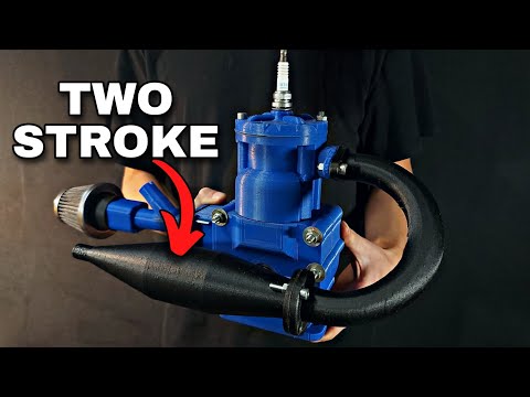 I 3D Printed a Working 125cc Two-Stroke Engine
