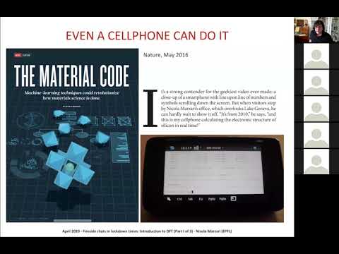 Intro to DFT - Day 1: Density-functional theory - Nicola Marzari