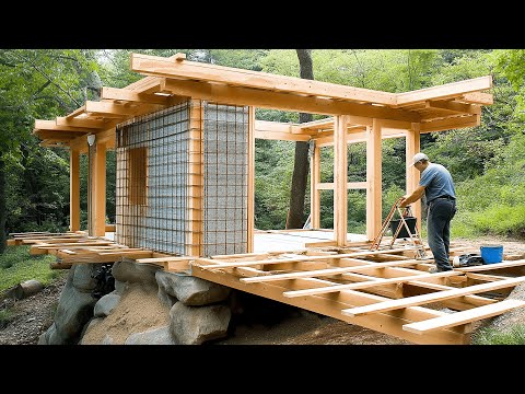 Man Builds Japanese House That Will Last 100 YEARS | Start to Finish by @森の暮らしとDiy