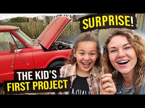ABANDONED C10! Will it run?! Rad FIRST project for The Kid!!!