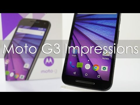 Moto G3 3rd Gen Impressions after 3 days of usage