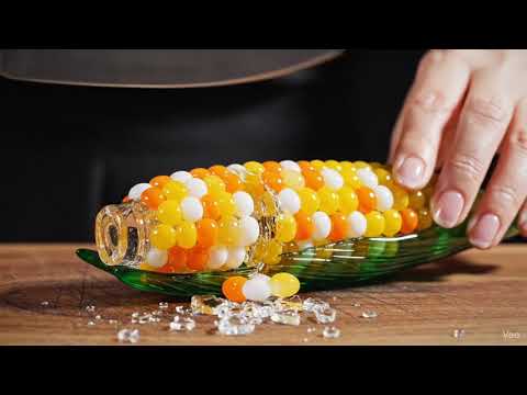 Ultra Satisfying Glass Fruit Cutting ASMRGlass Onion Cutting ASMR #asmr 