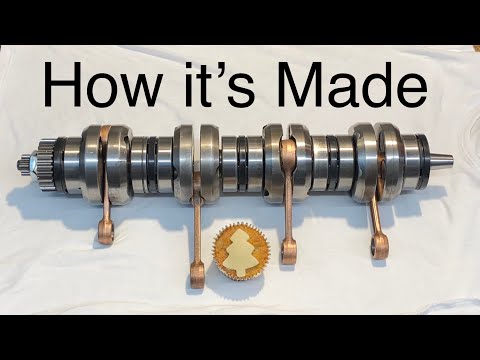 Millyard Kawasaki S1 Four Cylinder Crankshaft - How its Made - Episode 2