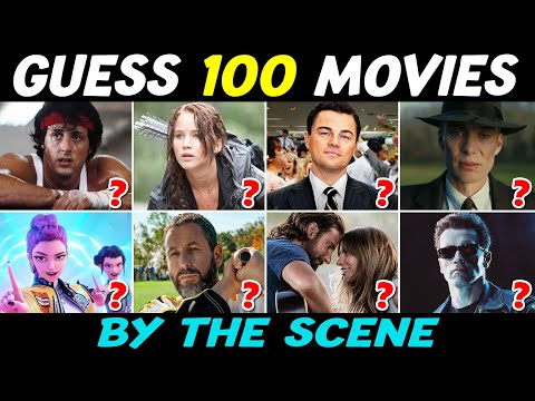 Guess the Movie by the Scene 🎬 | 100 Movie Challenge 🍿