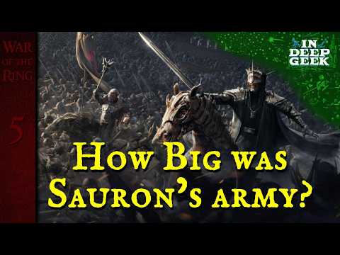 How big are Middle-earth's armies?