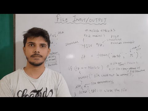 introduction to file handling in c | file input output in c programming : part 1