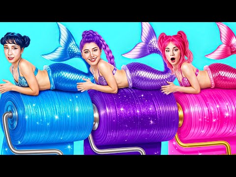 K-Pop Demon Hunters: Prison Mermaid Makeover! Rumi From Nerd To Popular Mermaid