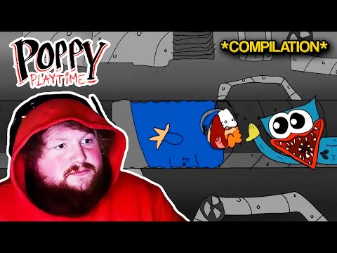 Caseoh reacts to POPPY PLAYTIME animation (compilation)
