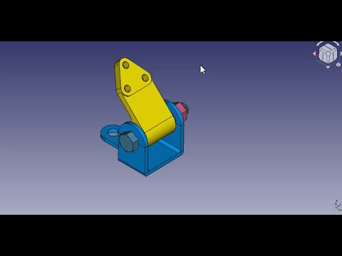 Freecad 0.21.1 - (1) Assembly 4, assembliamo una cerniera.