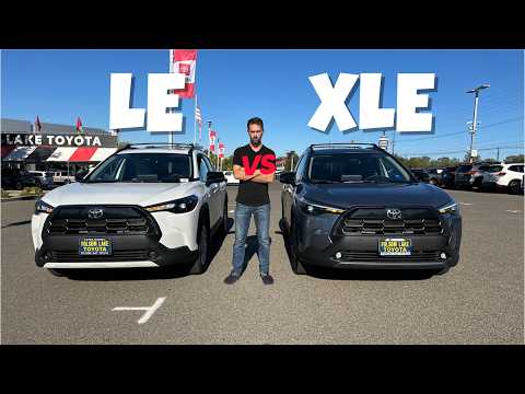 Toyota Corolla Cross LE vs XLE