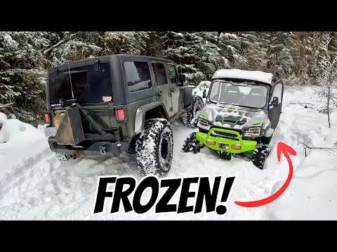 Rescuing 1 Side By Side and 2 Jeeps!