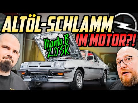 30 JAHRE SPÄTER: SPRINGT ER AN? - Opel Manta B 2.0 SR - BÖSE Überraschung in der ÖLWANNE!