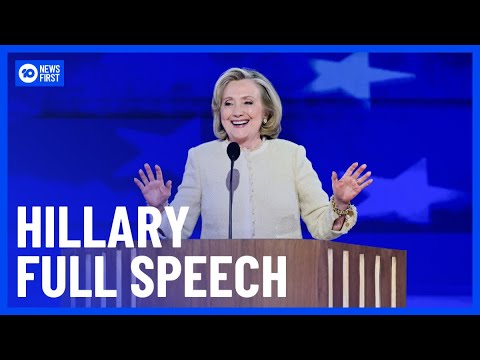 Hillary Clinton Full Speech DNC Day 1 | 10 News First