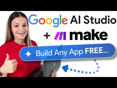 How to Build NO CODE Apps FREE with AI 🚀 ( Google AI Studio + Make.Com = Full Stack App)