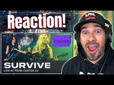 THE WARNING - Survive (Live From Pepsi Center) REACTION!