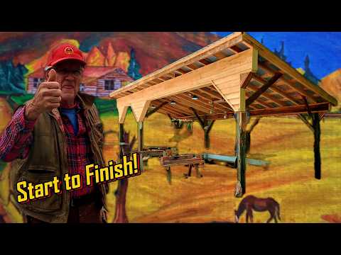 The Most Functional, Practical, And Inexpensive Sawmill Shed Possible!