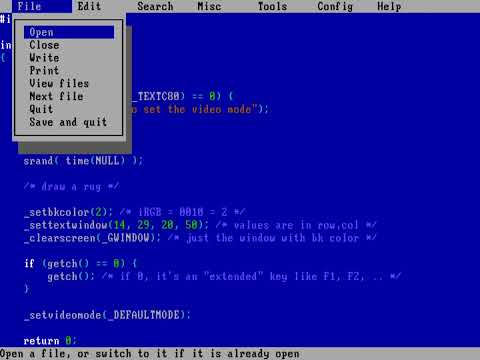 Animated fireplace on DOS