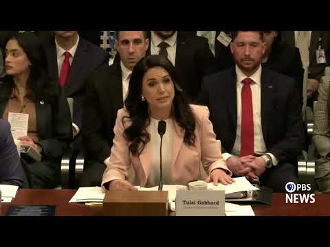 WATCH: Tulsi Gabbard makes opening statement in worldwide threats hearing