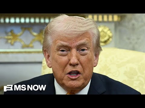 Trump to MS NOW: We could leave Iran right now but that's not an acceptable situation